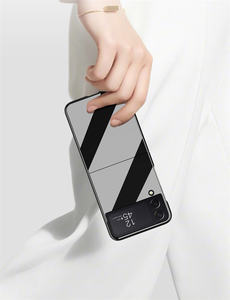 Étui de téléphone portable émaillé brillant coque pour Galaxy Z Flip4 Business pliable peinture brillante <span class=keywords><strong>PC</strong></span> couverture dure pour Samsung Z Flip3 - Product Image 6