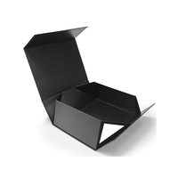 Boîte cadeau pliable à fermeture magnétique en gros, boîte en papier rigide pliable avec logo personnalisé imprimé, emballage de luxe