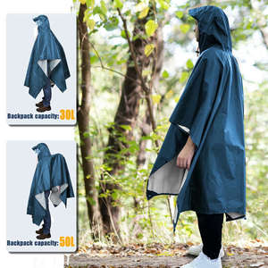 Impermeable Personalizado, Ligero, Resistente a Desgarros, Chaqueta de Lluvia de Nailon, Duradera, Multifuncional para Emergencias - Product Image 6