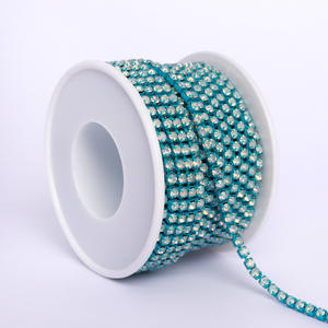 QIYI 2024 vente chaude nouveau produit Explosion 10 Yard simple rangée strass chaîne <span class=keywords><strong>pour</strong></span> tasse chaîne bricolage décoration - Product Image 4