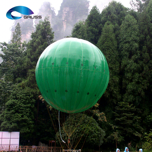 Globo de Carga de PVC Verde de 8 m, Aerostato Resistente con Cuerda para Logística y Entrega de Suministros - Product Image 1