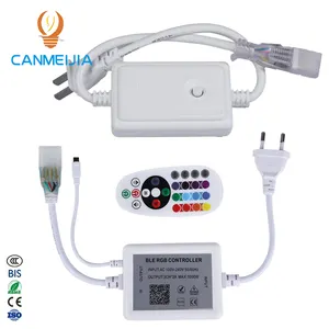 220v Single color waterproof led strip lights plug RGB plug 5050 smd led strip 3014 5730 2835 EU US CN standard plug