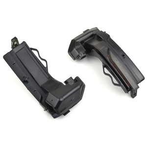 Autodragons, señal de giro LED secuencial, lámpara indicadora de espejo lateral, lente ahumada, indicador de espejo oscilante LED que fluye ámbar para <span class=keywords><strong>Q2</strong></span> Q3 - Product Image 1