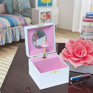 Ever Bright Boîte à musique carrée en bois de 4 pouces personnalisée <span class=keywords><strong>licorne</strong></span> arc-en-ciel Design de haute qualité en gros pour enfants filles - Product Image 5