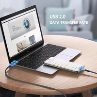 Câble de données USB-C flexible en nylon à charge rapide 100W LED, fabriqué à Dongguan, pour ordinateur, conducteur en cuivre pur nickelé