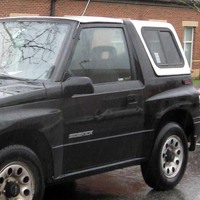Viseras para Ventanas con Tinte Ahumado para Suzuki Sidekick 1989-2005, 2 y 5 Puertas, Acrílicas, Adhesivas, Protectoras contra la Lluvia, Juego de 4 Piezas