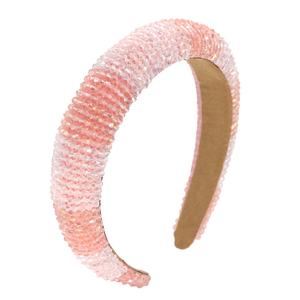 Hot Selling Glass Beads Mix and Match Color <strong>Headband</strong> Crystal Transparent Handmade <strong>Headband</strong> for Women <strong>2023</strong> - Product Image 6