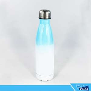 Stainless steel <b>500ml</b> blue <b>water</b> <b>bottle</b> - Product Image 1