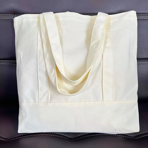 Sac fourre-tout en toile de coton XL personnalisé Sac fourre-tout de plage en toile pour femmes à la mode Sac fourre-tout de plage en corde Poignée Logo personnalisé Supermarché - Product Image 4