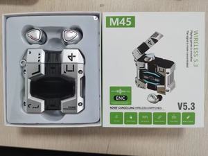 หูฟัง <span class=keywords><strong>M45</strong></span> BT5.3สำหรับเล่นเกมหูฟังอินเอียร์มีความหน่วงต่ำหูฟังเอียร์บัดสำหรับเล่นเกมหูฟังไร้สายพร้อมพาวเวอร์แบงค์ - Product Image 3