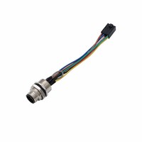 كابل كهربائي M5 M8 M12 IP67 مع موصل دائري مقاوم للماء بـ 7 6 5 3 4 2 دبوس