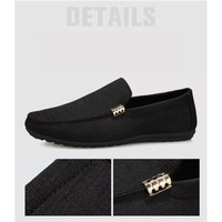 Mocassins Penny en Lin pour Hommes à Enfiler, Semelle Souple en Caoutchouc, Chaussures de Conduite Confortables et Respirantes, Idéales pour le Bureau et la Marche Quotidienne