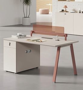 Meja 6 meja, dapat diatur, Meja kerja, kantor, empat tempat duduk, furnitur modular, Kantor <span class=keywords><strong>12</strong></span> orang - Product Image 4