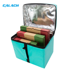 Bolsas Térmicas Portátiles para Entrega de Alimentos con Logotipo Personalizado al por Mayor, Bolsa Aislante para Pizza y Bebidas con Asa - Product Image 4