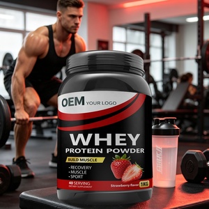 Poudre de protéines sans gluten OEM, délicieuse, isolat de lactosérum, musculation, croissance musculaire, complément après l'entraînement - Product Image 5