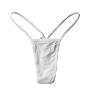 Mini-culottes bikini minimalistes de style européen et américain, strings en soie glacée pour filles, confortables et sexy, parfaits comme sous-vêtements. - Product Image 5