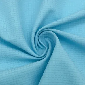 Custom High Quality Breathable Quick Drying Polyester Spandex Knit Fabric Mesh Polyester Sport Spandex Fabric