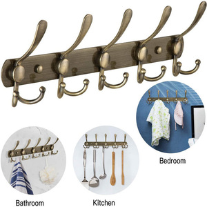 Stainless Steel <strong>Coat</strong> <strong>Rack</strong> <strong>Wall</strong> Mount 5 Tri Hooks Durable Robe Hat Clothes Hooks <strong>Coat</strong> Hook Rail Heavy Duty <strong>Coat</strong> Hangers <strong>Rack</strong> - Product Image 3