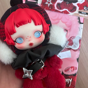 100% ban đầu sọ gấu trúc búp bê sang trọng móc khóa túi Mặt dây chuyền cô gái Quà Tặng Vinyl mù Hộp hợp thời trang POP đồ chơi thời trang bí ẩn hộp - Product Image 6