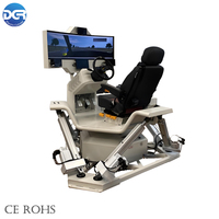 Actuador lineal eléctrico de 750W, 150mm, 250 mm/s, 5KN, plataforma de simulación 6DOF personalizada para juego de carreras F1, juego de simulación de vuelo