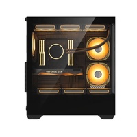 Fish Tank PC Case Computer Gaming OEM Chassis with Full Glass Side Board Custom Logo Steel Desktop Full Tower Gamer Case