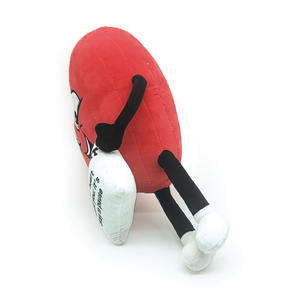 Bambola di peluche personalizzata tessuto di cristallo Super morbido per bambini <span class=keywords><strong>sorridente</strong></span> con cuscino con cuore regalo ecologico per le feste - Product Image 4