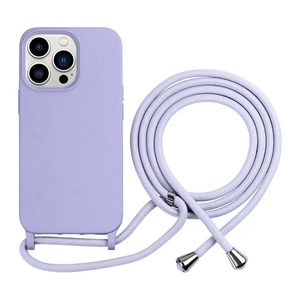 Dây buộc dây đeo có thể điều chỉnh dây Silicone lỏng trường hợp điện thoại cho <span class=keywords><strong>Iphone</strong></span> 17 16 15 14 13 12 11 chống sốc Cover quay lại vỏ chống thấm nước - Product Image 6