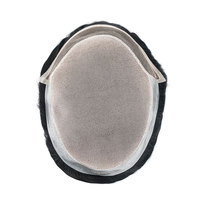 Perruque en dentelle frontale Hollywood pour hommes, toupet pour hommes