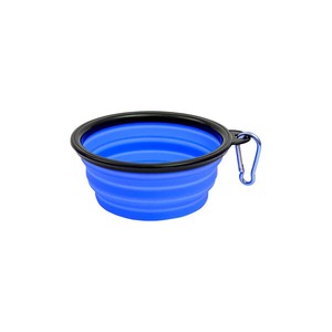 Portable Plastic Pet Bowl <b>Foldable</b> Dog Cat Tray 350ml 1000ml Capacity Customizable Color/Size for Outdoor/Indoor Use Car Travel - Product Image 2