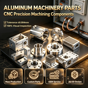 Componenti Personalizzati in Alluminio per Macchinari, Lavorazione CNC, Tornitura, Fresatura, Servizio di Alta Precisione in Acciaio Inossidabile, Ottone, AISI4140, 42CrMo - Product Image 1