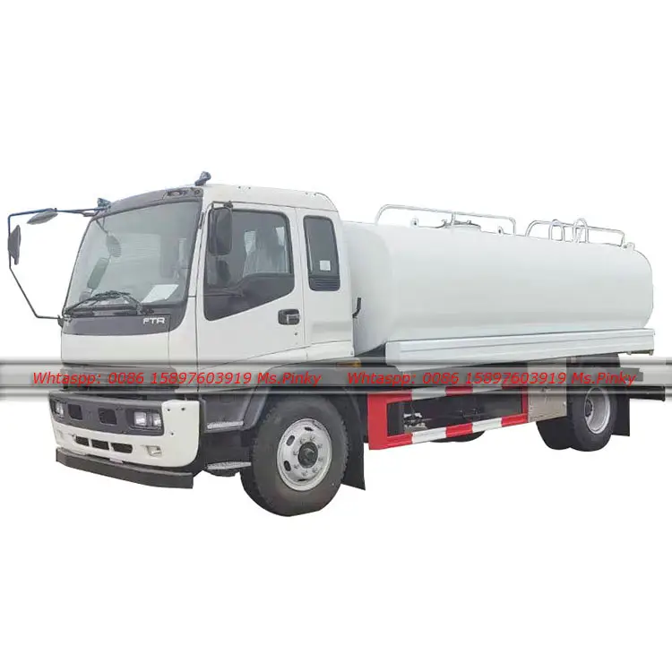 Qingling wushining 205HP-tanque de transporte de leche fresca de acero inoxidable, 10000 litros, vehículo, 10T, camión de agua Potable