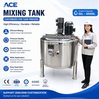Mélangeur Agitateur Électrique à Vapeur pour Lait, Cuve de Mélange Chauffante 500L 1000L 2000L 5000L avec Chauffage