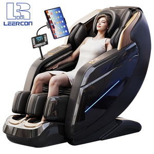 LEERCON 2026 Ai Smart Dual Core Chair Zero Gravity Track Spa Calf Foot Roller Voice <b>Control</b> Music <b>Remote</b> LEK-988Q10 4 - Product Image 1