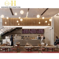 Diseño de Interiores para Cafeterías - Servicio de Renovación de Cafés Comerciales Personalizados (Decoración Rústica Moderna para Tiendas de Café)
