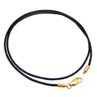 Collier cordon en cuir tressé noir ciré de 3mm fermoir en acier inoxydable pour cadeau bijoux femmes hommes