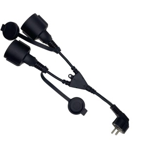 Cable de Extensión Europower, 2 Tomas, 16A, 250V, CEE a IEC, Cable de PVC, para Uso con Electrodomésticos - Product Image 4