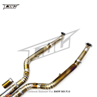 Système d'échappement en titane pour BMW M5 M6 F10 F12 F13 F06 2012-2016 S63 4.4TT X-pipe Valvetronic Muffler Catback
