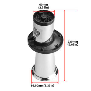 Klaxon d'air de <span class=keywords><strong>voiture</strong></span> antique Ahooga 12V Vintage OO-GA Classique pour Ford Model T Style Old School Chrome 115dB Universel - Product Image 3