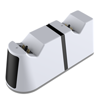 Station de charge double pour manettes DualSense Pro Slim avec indicateur LED filaire, gestion intelligente de l'alimentation, stable et durable pour le jeu