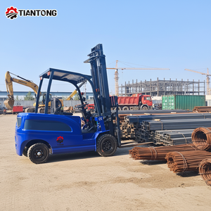 2.5톤 고내구성 리튬 배터리 전동 지게차 4륜 유압 스태커 (공장 창고 자재 운반용) - Product Image 1