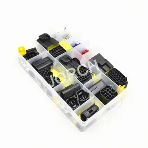 226 Pcs 1.8 milímetros AMP Tyco plug Conjuntos Kits com Friso Do Terminal Conector do Fio Elétrico À Prova D' Água e vedações de borracha