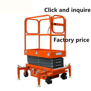 4m 6m 10m 14m 16m 18m Petit chariot élévateur manuel hydraulique Plate-forme élévatrice à ciseaux hydraulique à la main - Product Image 5