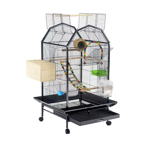 <span class=keywords><strong>Cage</strong></span> à oiseaux portable pour la reproduction, en métal fin, pour animaux de compagnie, <span class=keywords><strong>cage</strong></span> de voyage pour perroquets, nid, jaula para loros, <span class=keywords><strong>cage</strong></span> à oiseaux - Product Image 1