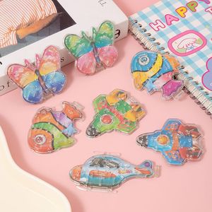 Jeu de labyrinthe éducatif en plastique pour enfants de 4 à 6 ans : Avion, Papillon, Poisson - Jouet d'équilibre autonome - Product Image 2