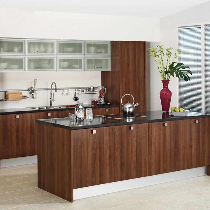 Customized kitchen high end melamine kitchen wooden