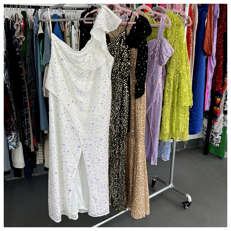 used designer evening dress sale Satin A Line Midi Dress With Turndown Collar