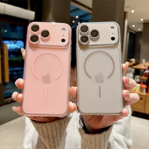 Funda Magnética para Teléfono en Color Caramelo para iPhone 17 Pro Max, Funda de Lujo Translúcida Mate para iPhone 11 - Product Image 3