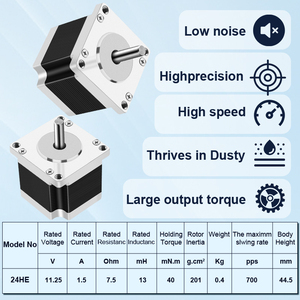 RB HB ชุดมอเตอร์ NEMA24Stepper ไฮบริดสเต็ปเปอร์มอเตอร์อีเธอร์แคทพร้อมคนขับบนสเต็ปเปอร์มอเตอร์คอนโทรลเลอร์ไดร์เวอร์24V 12V - Product Image 4