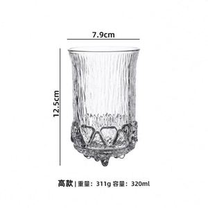 Copas de Vino Clásicas Transparentes de PP con Asa de Aluminio, Modelo Usa Mairun Usa 823 para Uso en el Hogar y Fiestas - Product Image 3