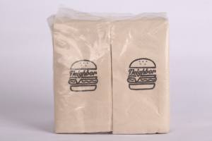 بيع بالجملة 2 رقائق عالية الجودة فندق مناديل ورقية مناديل مخصصة من ألياف الخيزران نمط مطبوع في حقيبة - Product Image 6